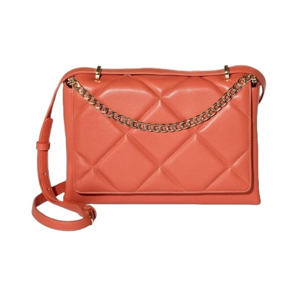 NWT A New Day Square Handbag Apricot - Picture 1 of 13